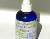 Lavender Mister - Certified Organic, for Body, Room, Baby Room, Linens, Car, Suitcase - Pure and Relaxing