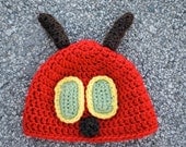 Very Hungry Caterpillar Crochet Hat Toddler