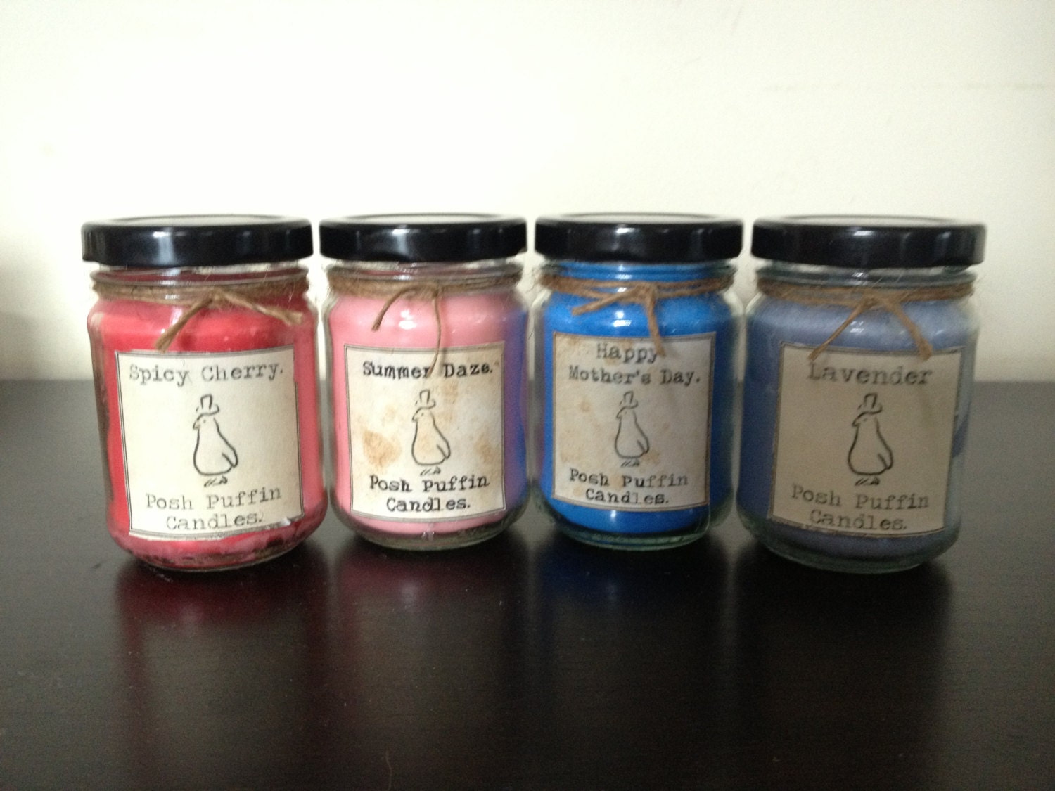 Jam Jar soy wax candles