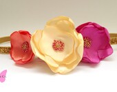 Unique multi-color flower headband