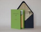 Book Shower Invitation - Library Card Style Invitation for Book Theme Shower or Party, Includes Envelope Liner, Bookplate, Custom Invite