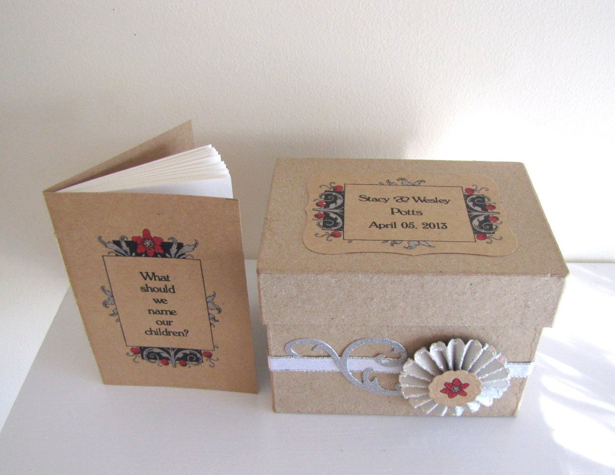 Wedding Guest Book Set - Wedding Guest Books Rustic  - Set of 12