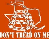 Don't Tread On Me Gadsden Flag Texas Shirt TX
