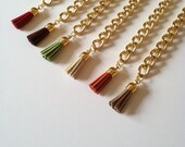 Wrist Soiree: Tassel Bracelets (earth tones)
