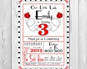 Our Little Lady - Ladybug - Invitation - DIY - Printable Il_170x135