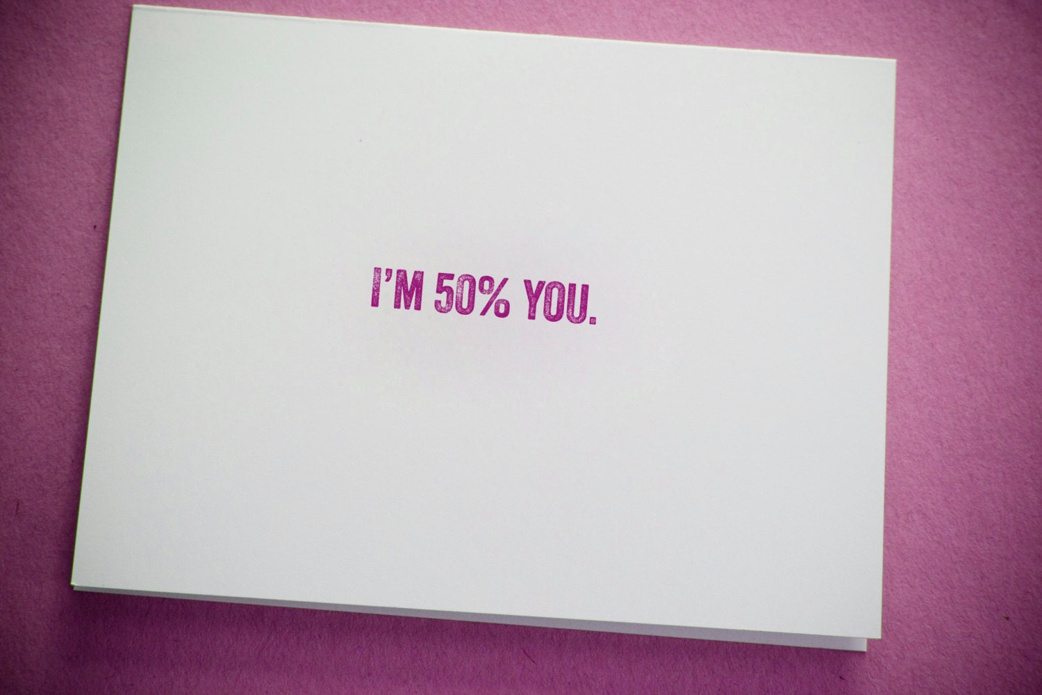 50% You - Mother's Day Card