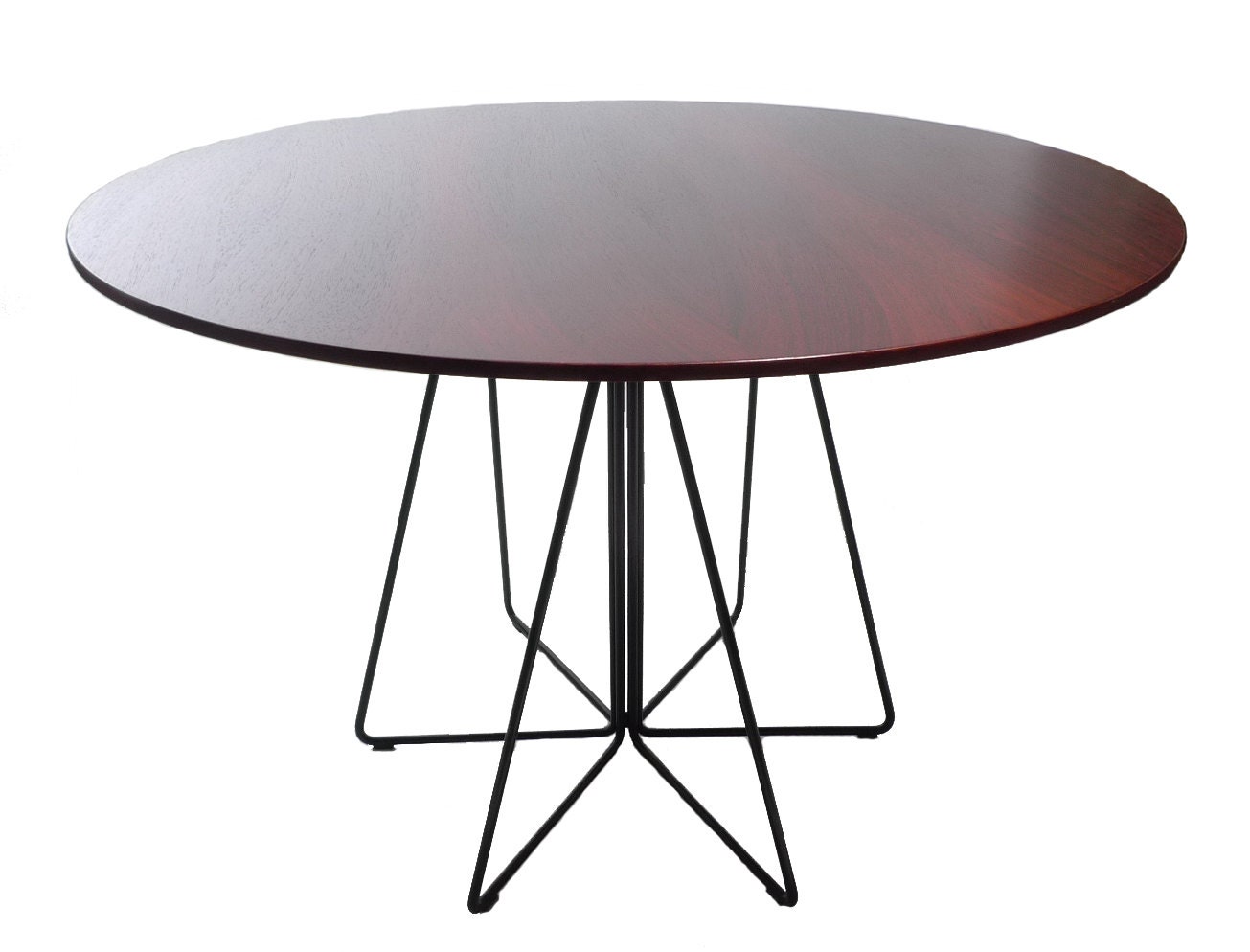 Combination Danish JG Rosewood Top With Knoll Vignelli Paperclip Base Dining Table