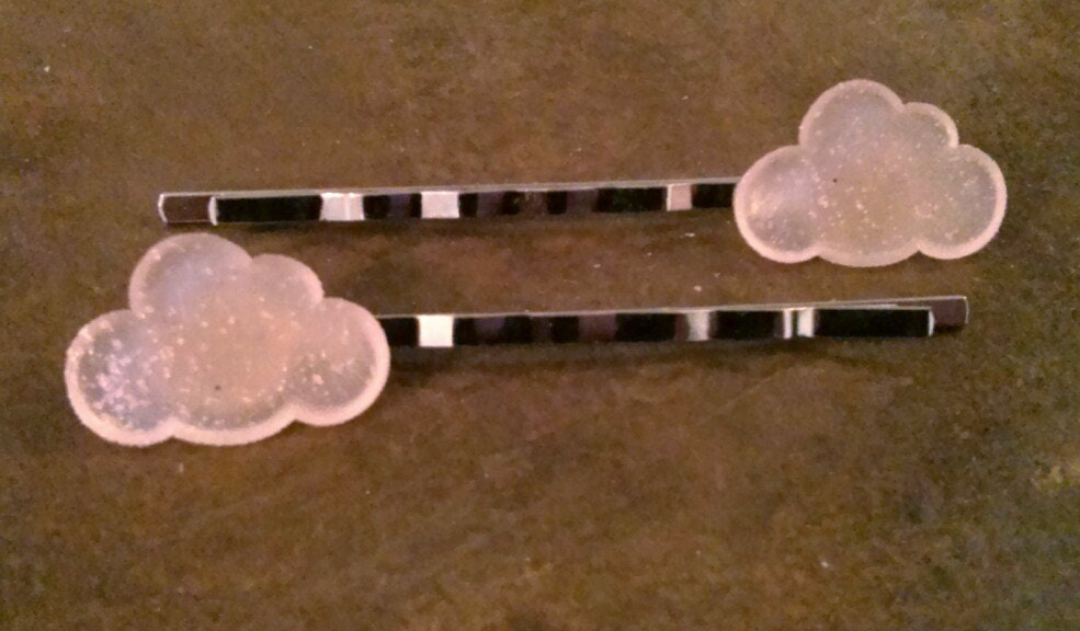 Pretty Pink Clouds Bobby Pin Set