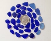 Bulk Beach Sea Glass Cobalt Blue Jewelry Quality