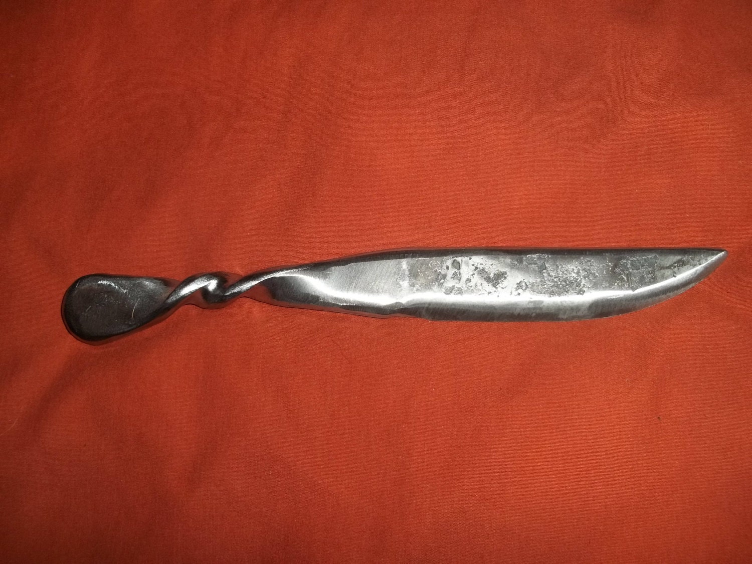 Hand-Forged Twist Knife