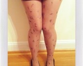 The Silence Tallies Tattoo Tights