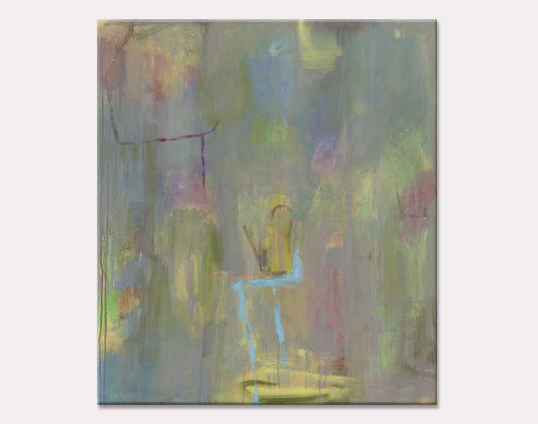 Large Original Painting, Abstract Interior Stilll Life, Contemporary Modern Art Wall Hanging Wall Art Oil on Canvas, 31.5x35.4 inches