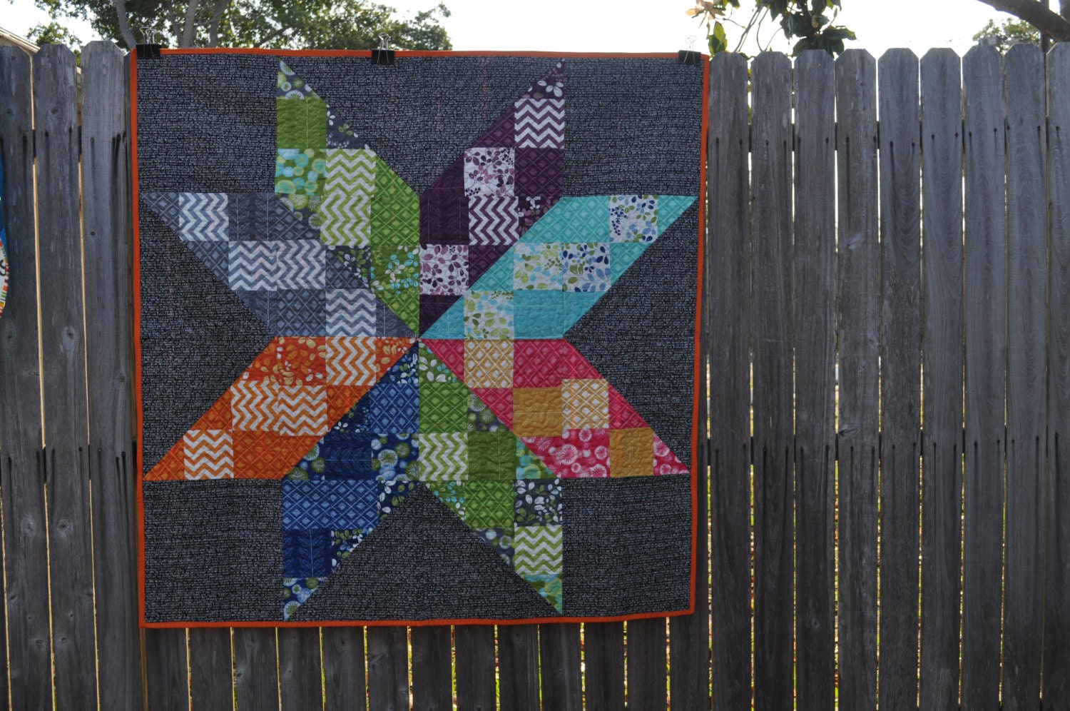 Simply Color Star Quilt