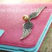 Harry Potter Golden snitch ipad mini case,hot pink case,hot pink leather ipad cover