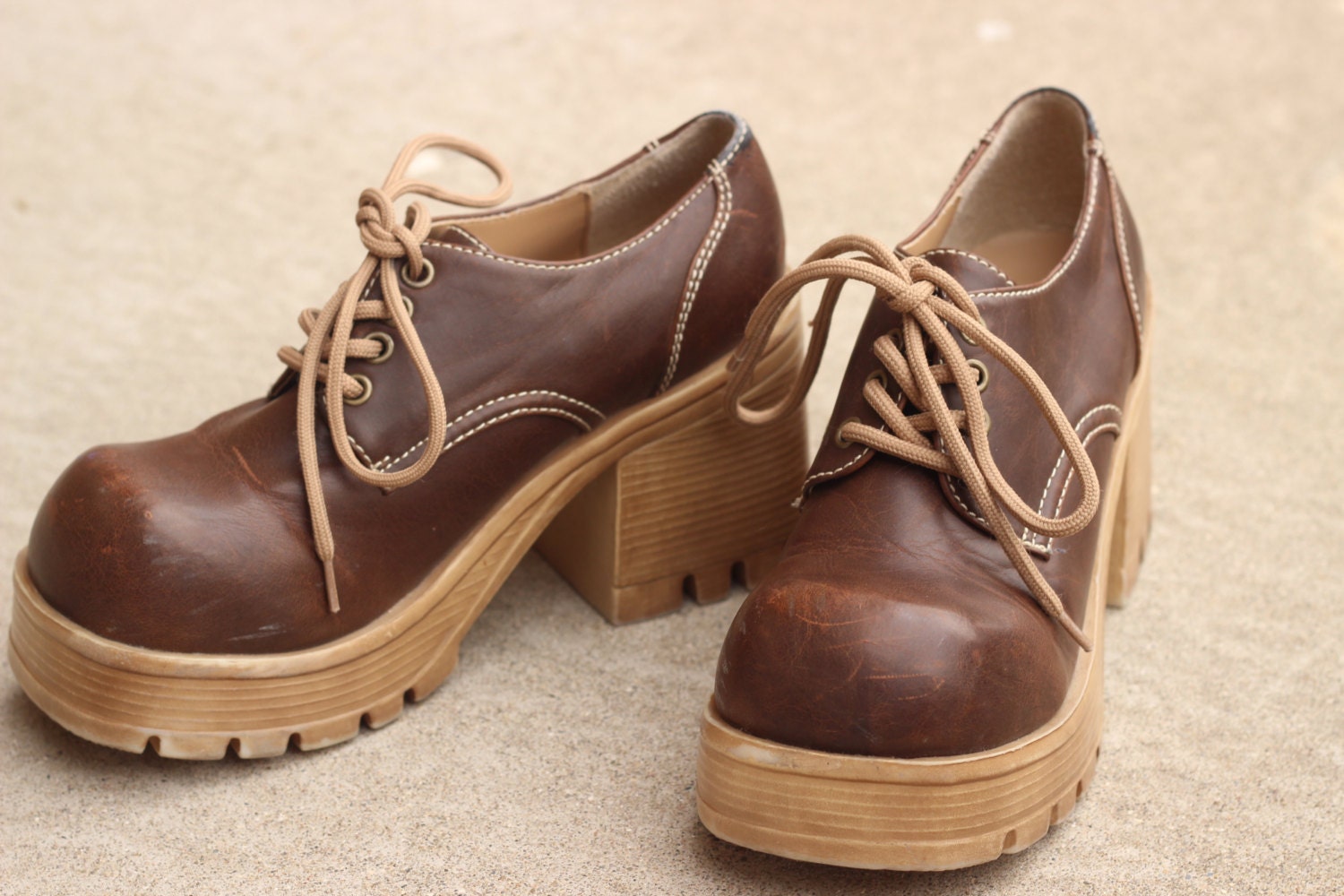 RARE Vintage 90s Chunky Platform Shoes