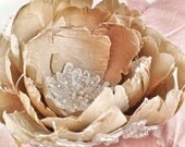 Recycled Silk Peony Flower