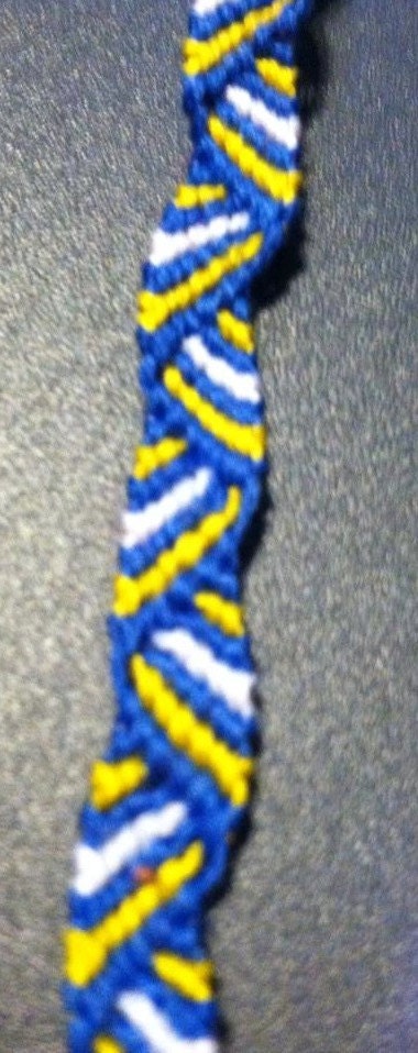 2013 NHL Playoffs 8-String Friendship Bracelet-St. Louis Blues