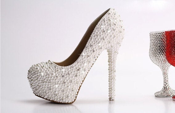 Crystal Heels Swarovski Crystal Wedding Shoes,party shoes,sparkly Bridal Shoes high-heeled shoes crystal shoes