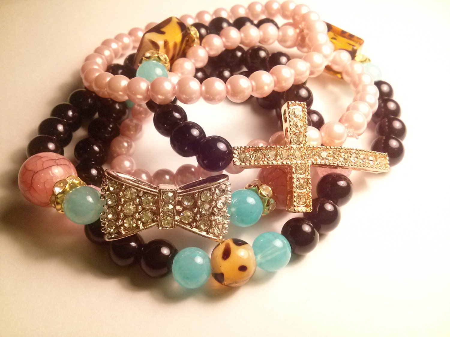 Glam Stack Beaded Bracelet Set