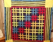 Rainbow quilt, Patrick Lose design