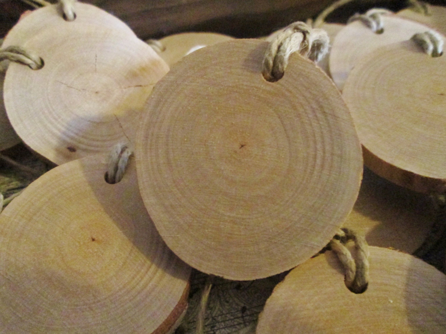 Wood Slices, Birch Wood Slices, Wood Disc, Wood Ornaments, Craft Wood Disc