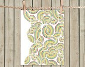 Poster Print 8x10 - Rainbow Sky - of Fine Art Illustration for Your Wall Decor