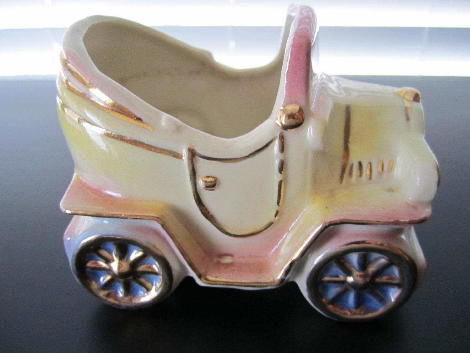 Items Similar To Vintage Shawnee Pottery Ceramic Car Planter Circa 1950