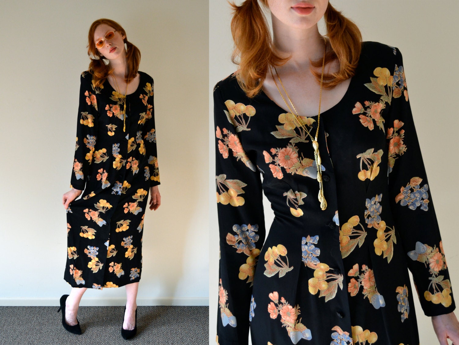 Vintage 90s Limited High Tea Dress
