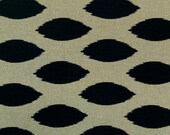 54 x 108 MODERN CURTAINS, Two Drapery Panels, Graphic Draperies, Premier Prints Chipper Black Denton