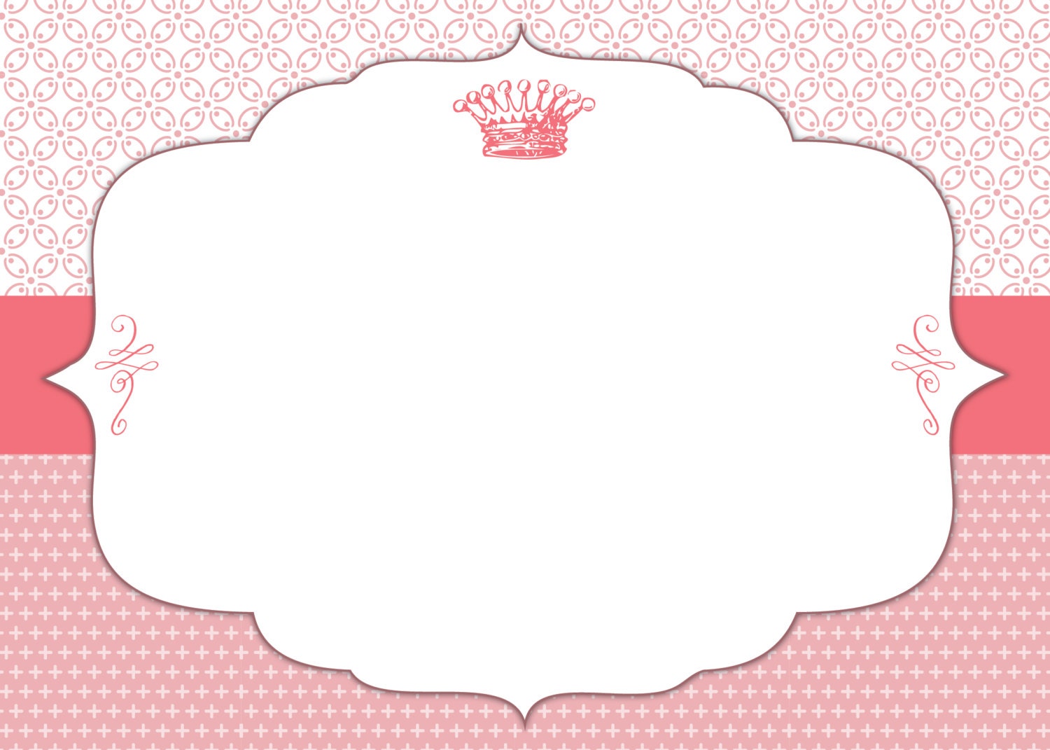 INSTANT DOWNLOAD: Multiple Color Options, Editable Princess or Prince Baby Shower Invitation - digital file, printable Il_170x135