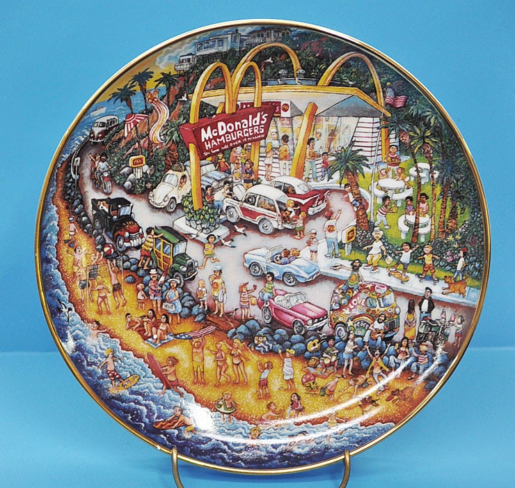 Items similar to Franklin Mint McDonald's Collector Plate Golden Summer