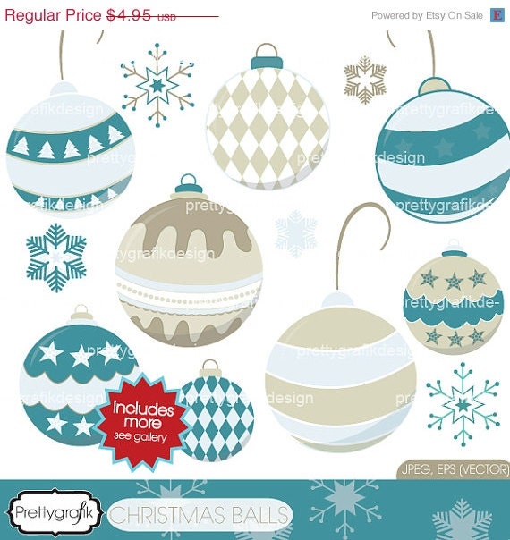 60% OFF Save big christmas balls clipart commercial use, vector graphics, digital clip art, digital images - PGCLPK435 Il_170x135