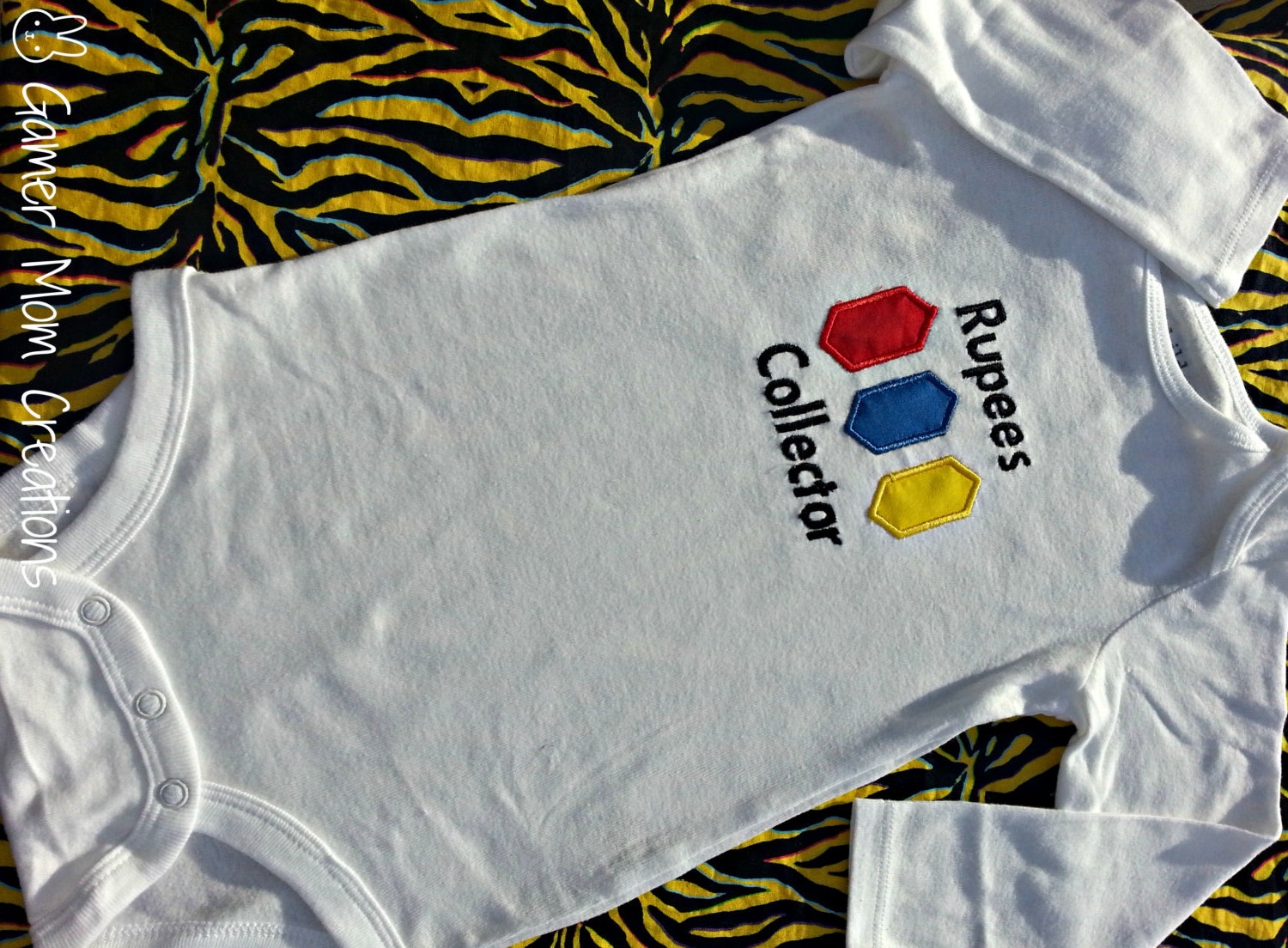 Zelda, Rupee appliqued onesie or shirt