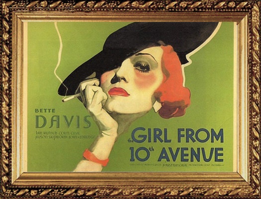 Bette Davis Book Page Print Girl From 10th Avenue Home Decor Wall Decor Mixed Media Art Buy 2 Get 1 Free