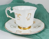 Cup of Fortune No. 1 - Vintage Fortune-Telling Tea Cup and Saucer