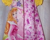 Disney Princess Cinderella/Belle  Handmade Girl Dress  size 4t-5t   21-22- in Length Ready to Ship