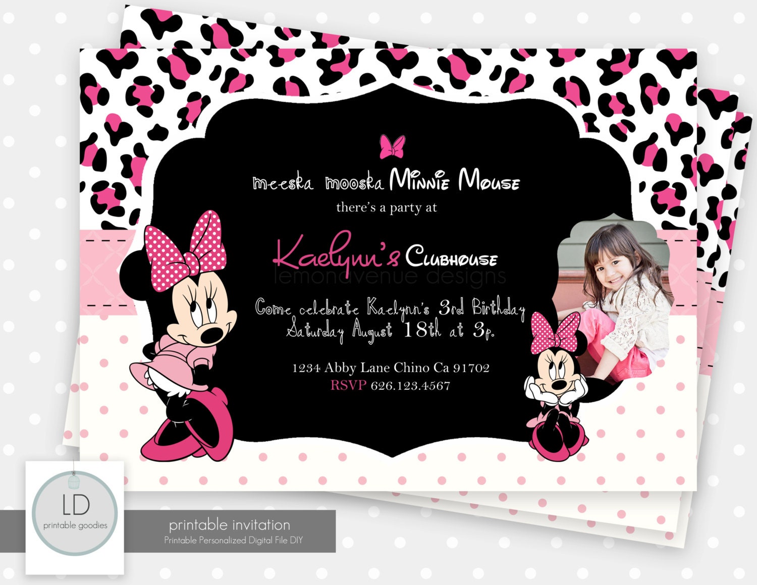 Minnie Mouse Invitation Il_170x135