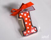 Number One Cookie Favors  // One Dozen Sugar Cookies