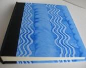 Photo Album Modern Art Trendy Shrill Blue Pasted Paper