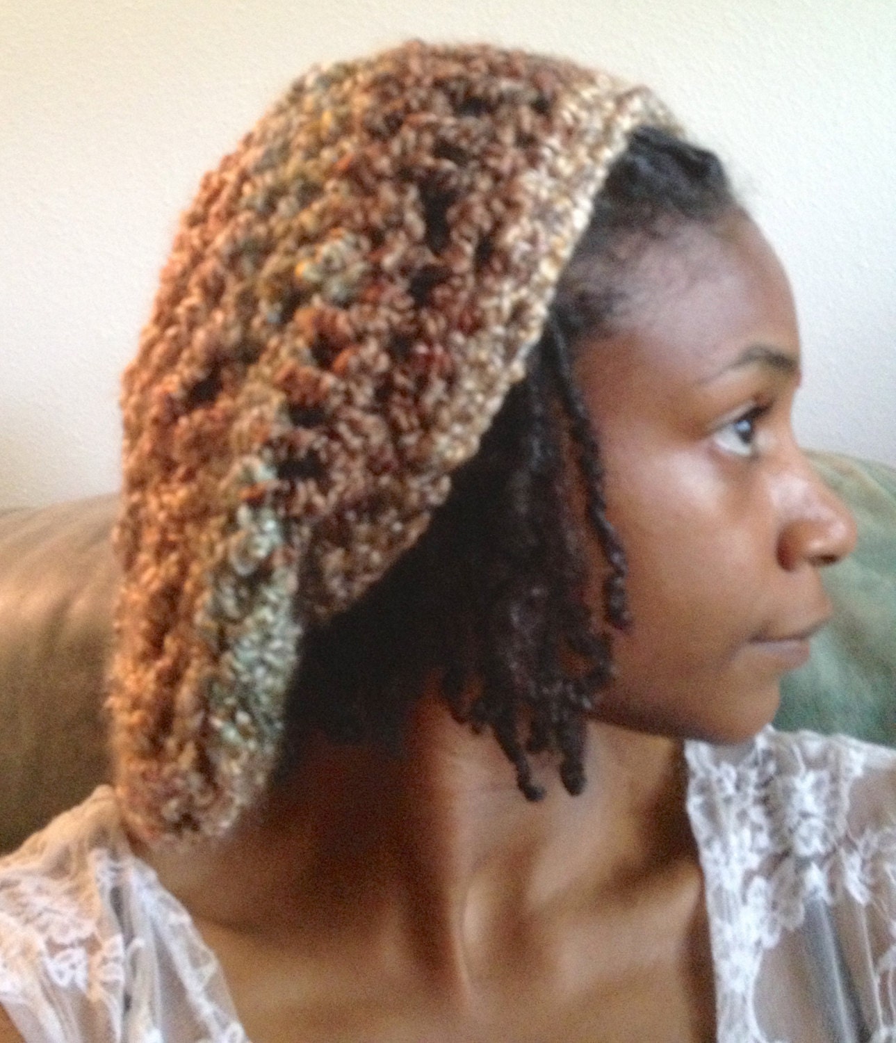 Slouchy Spring-Summer Hat in Natural Colors