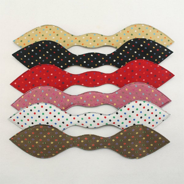 14 pcs of Cute Small Dotted Ribbon Bow DIY Annielov ribbonbow31 for ponytail holders scrunchies hair ties clips headband hair accessories