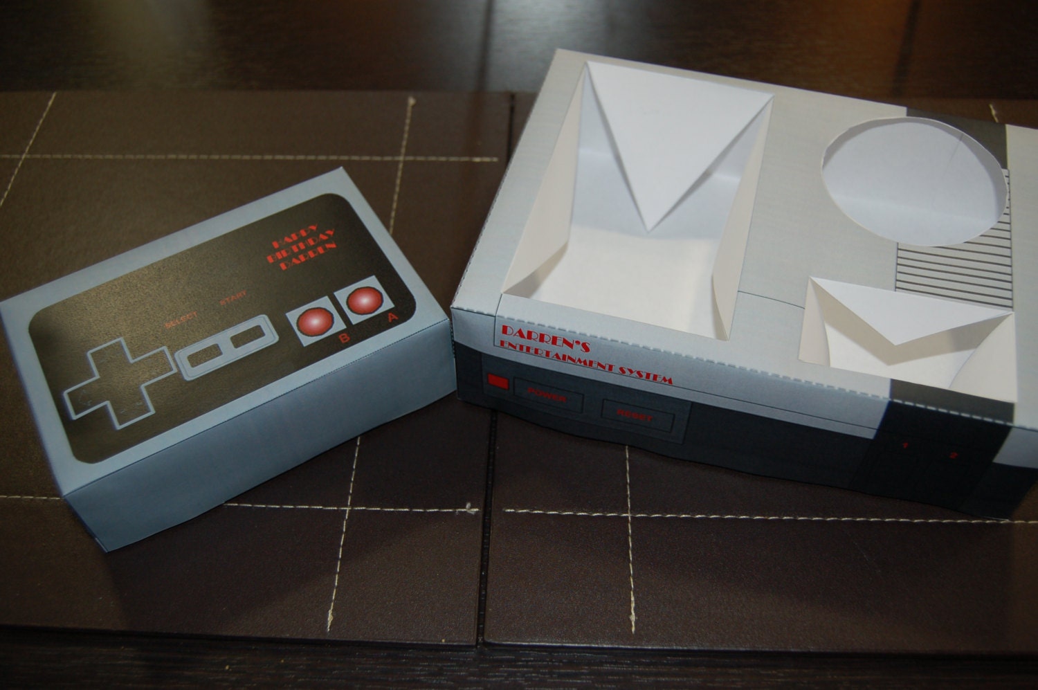 Retro Games Console Party Food Lunch Box (DIY) together with Controller Favor Box and Food Tray Il_570xn
