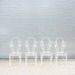 Vintage Wrought Iron Chairs // Set of Four // White Chairs // Patio Set