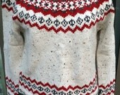 CROFT and BORROWS - Womens Pullover Turtleneck Christmas Sweater Size Medium - Ugly Christmas Sweater
