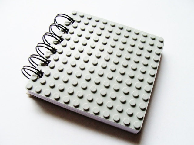 Notebook with Grey Building Plate Cover, Pocket Notebook, Journal, Mini Notebook, Note Pad, Paper Good, Geekery, Toy, Kitsch, Children