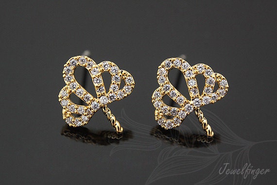 C774- 5 pairs - Gold plated