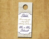 Elegant Floral PRINTABLE Door Hanger