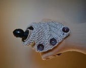 The Wooly Warm Cowl- wool blend, easy care, more colors and button options available