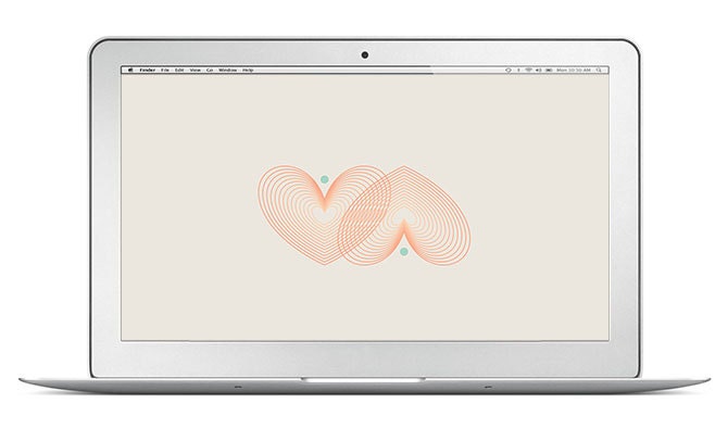 4 Page Love Letter Desktop Wallpaper By Pencil Me In  // Hearts, Pastel, Laptop