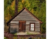 CO Rockies Mining Cabin photograph print - old cabin Colorado wall decor, 8x10, unframed & unmatted